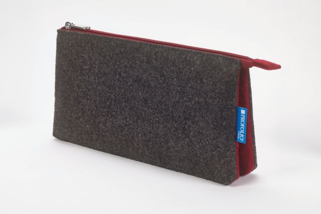 PRO MIDTOWN POUCH 5X9 CHARCOAL/MAROON