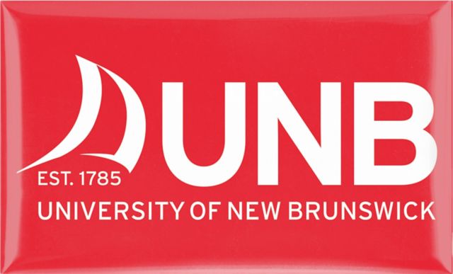 University of New Brunswick 3x5 Dome Magnet