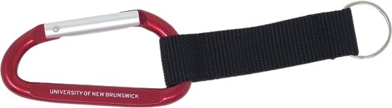 University of New Brunswick Carabiner with Strap