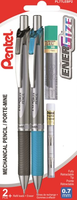 ENERGIZE RET PENCIL .7MM 2PK
